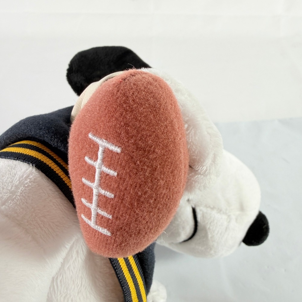 Peanuts Snoopy Football Plush Varsity Letterman Jacket 10" NWT Ruz 2025 - Picture 4 of 10